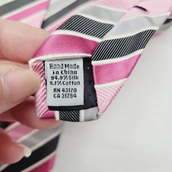 Satin Solid Silver Grey Mens Formal Vest Tie Medium Tuxedo Prom Brandon Michael - Picture 14 of 15